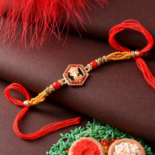 Lord Ganesha Rakhi - 12 Pcs Pack