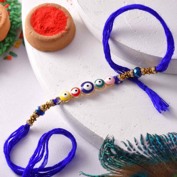 Evil Eye Charms Rakhi - 12 Pcs Pack