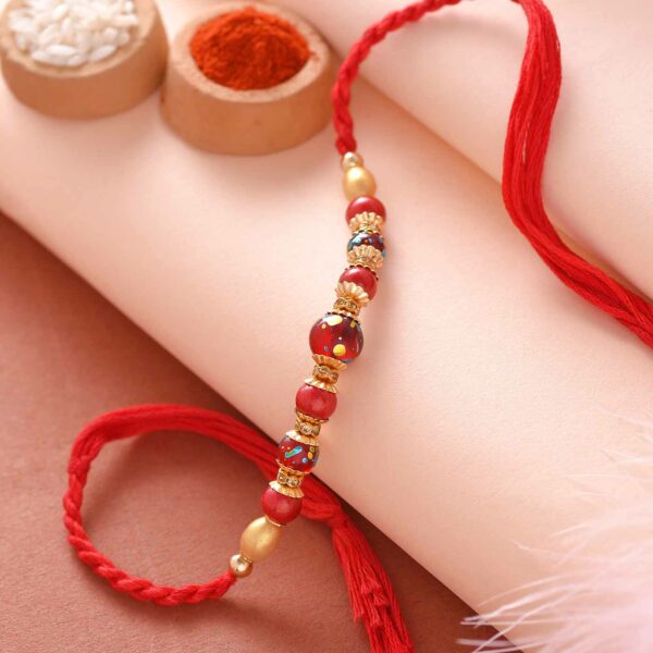 Exclusive Stones & Pearls Rakhi- 12 Pcs Pack