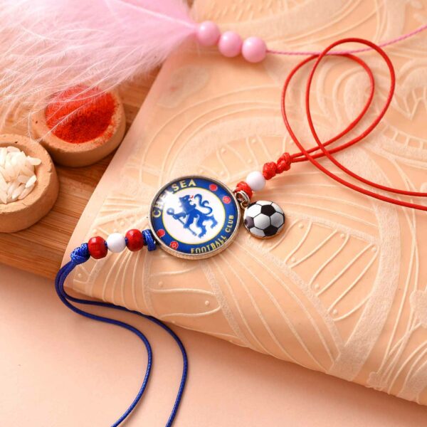 Smart Chelsea Soccer Rakhi - 12 Pcs Pack