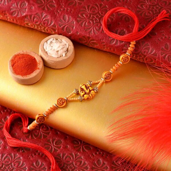 Om & Ganesha Rakhi - 12 Pcs Pack