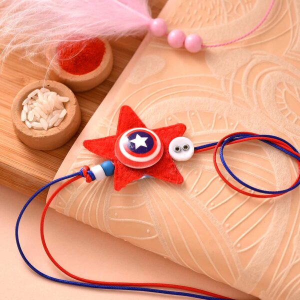 Funky Kid's Star Rakhi - 12 Pcs Pack