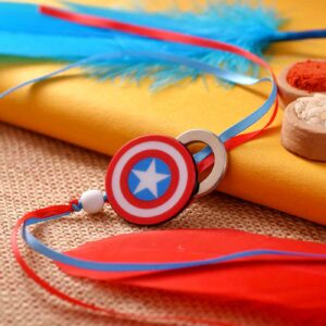 Captain America Kid's Rakhi- 12 Pcs Pack