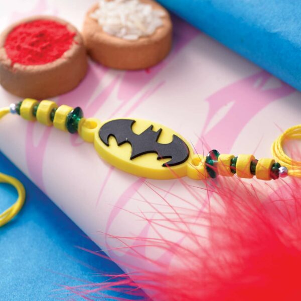 Superhero Batman Rakhi for kids - 12 Pcs Pak