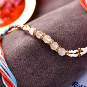 Universal Love & Sincerity Gemstones Rakhi - 12 Pcs Pack