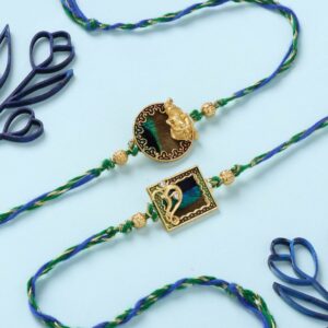 Kanha N Om Charm Rakhis - 12 Pcs Pack