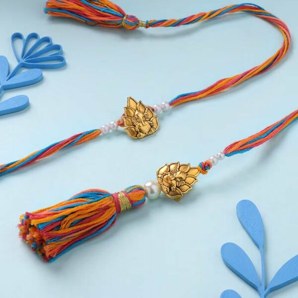 Ganesha Rakhi Duo - 12 pcs pack