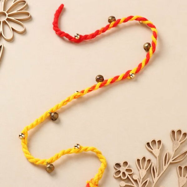 The Golden Ghungroo Rakhi - 12 Pcs Pack