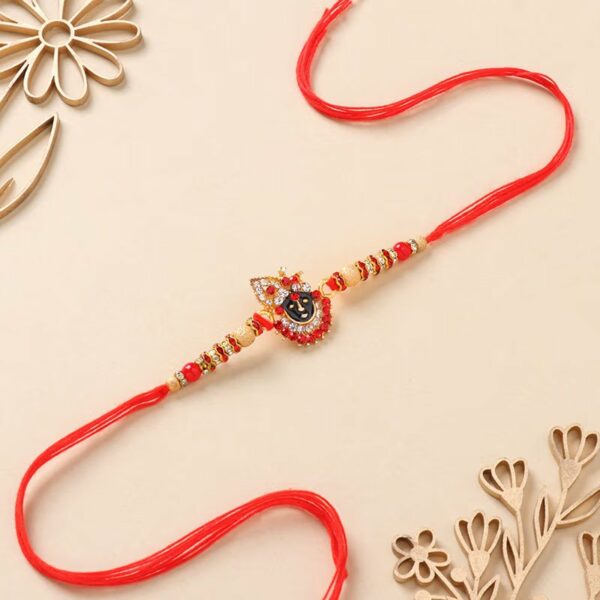 Stone Studded Kanha Rakhi - 12 pcs pack