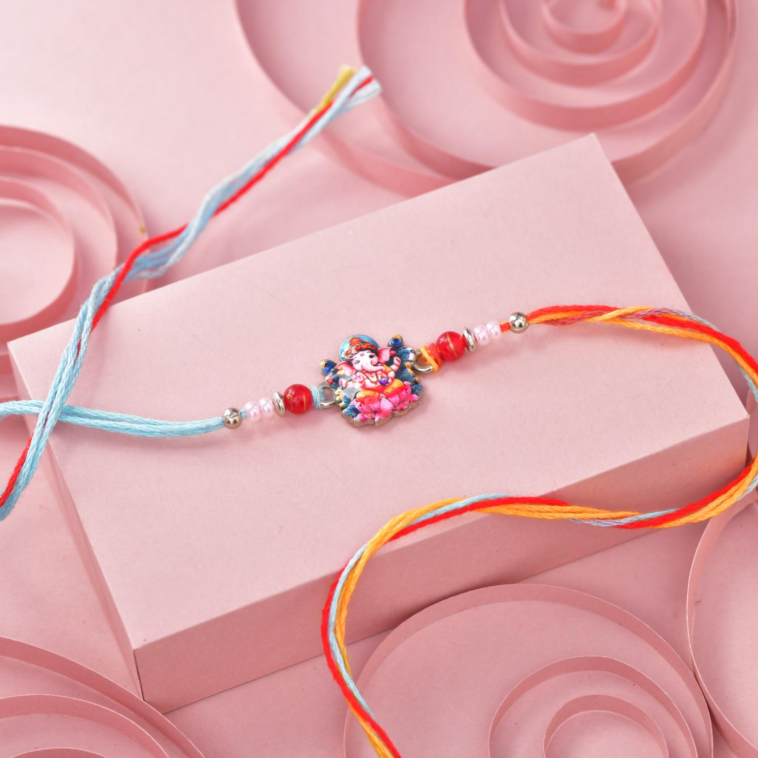 kids Ganesha Rakhi 12 Pcs pack