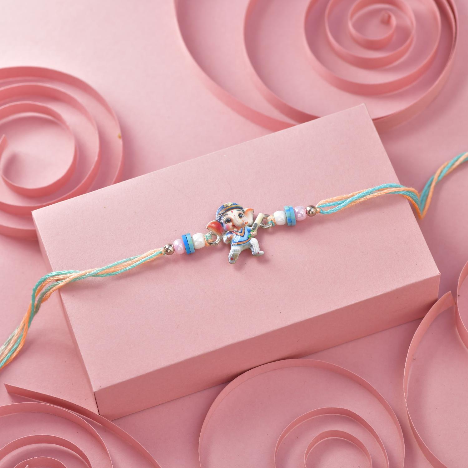 kids Ganesha Rakhi 12 Pcs pack