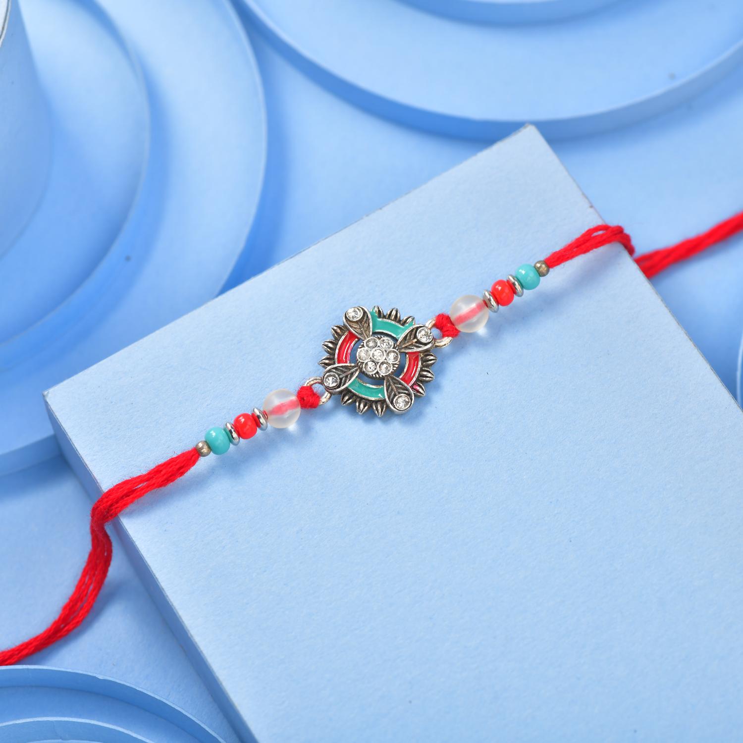 Traditional Meenakari Rakhi 12 Pcs pack