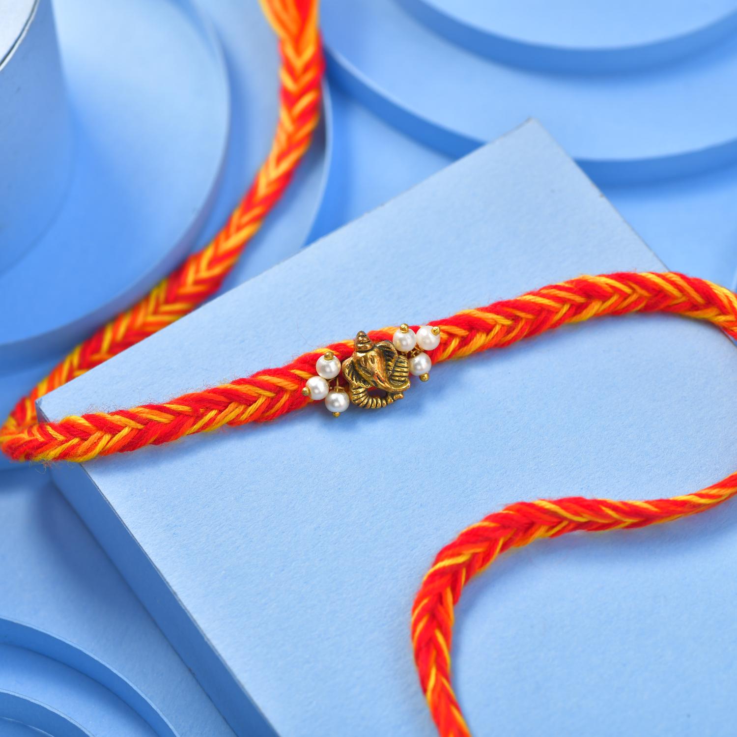 Ganesha Rakhi  12 Pcs pack