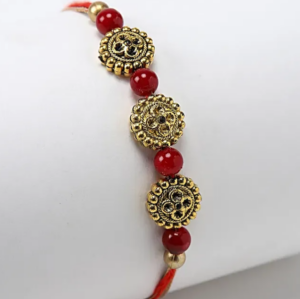 Red Floral Rakhi