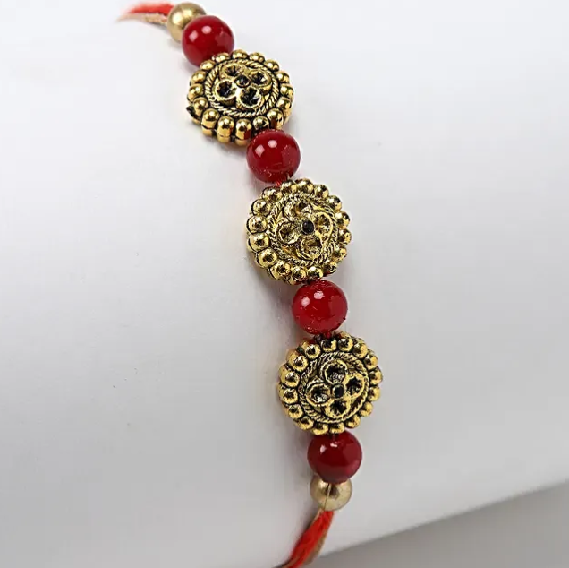 Red Floral Rakhi